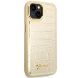 Guess GUHCP14MHGCRHD iPhone 14 Plus 6.7 "gold / gold hardcase Croco Collection