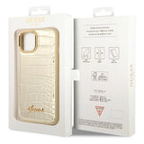 Guess GUHCP14MHGCRHD iPhone 14 Plus 6.7 "gold / gold hardcase Croco Collection