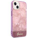 Guess GUHCP14MHGJGHP iPhone 14 Plus 6.7 "pink / pink hardcase Jungle Collection