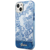 Guess GUHCP14MHGPLHB iPhone 14 Plus 6.7" blue/blue hardcase Porcelain Collection