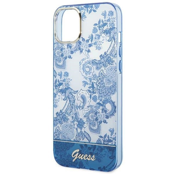 Guess GUHCP14MHGPLHB iPhone 14 Plus 6.7" blue/blue hardcase Porcelain Collection