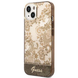 Guess GUHCP14MHGPLHC iPhone 14 Plus 6.7" ocher hardcase Porcelain Collection