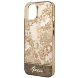 Guess GUHCP14MHGPLHC iPhone 14 Plus 6.7" ocher hardcase Porcelain Collection