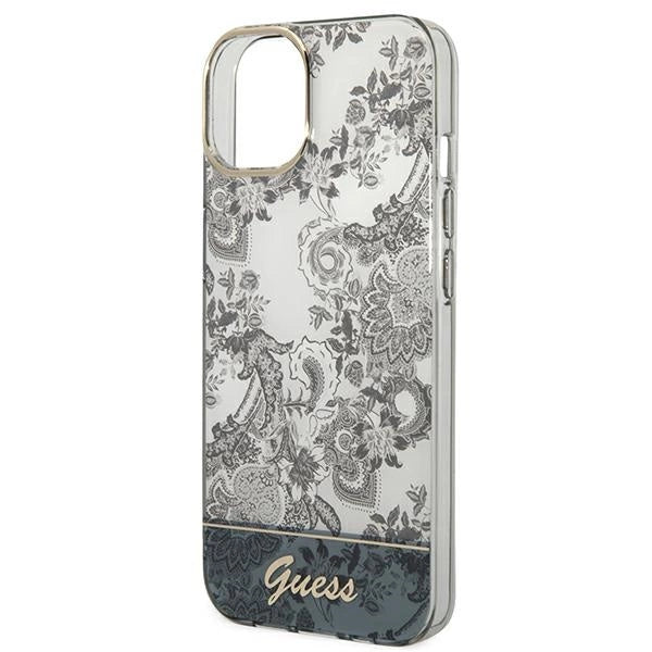 Guess GUHCP14MHGPLHG iPhone 14 Plus 6.7 "gray / gray hardcase Porcelain Collection
