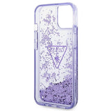 Guess Liquid Glitter Palm Collection æske til iPhone 14 Plus 6.7" - lilla