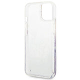 Guess GUHCP14MLFLSU iPhone 14 Plus 6.7 "violet / purple hardcase Flower Liquid Glitter