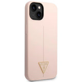 Guess GUHCP14MSLTGP iPhone 14 Plus 6.7" pink/pink hardcase Silicone Triangle