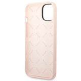 Guess GUHCP14MSLTGP iPhone 14 Plus 6.7" pink/pink hardcase Silicone Triangle