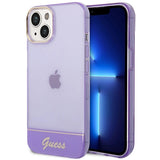 Guess Translucent iPhone 14 6.1" Case - Purple