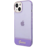 Guess Translucent iPhone 14 6.1" Case - Purple