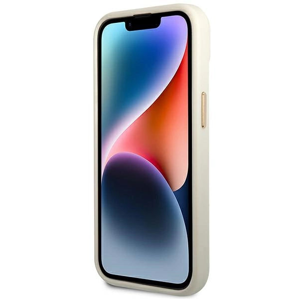 Guess GUHCP14SHGCRHS iPhone 14 6.1 "silver / silver hardcase Croco Collection