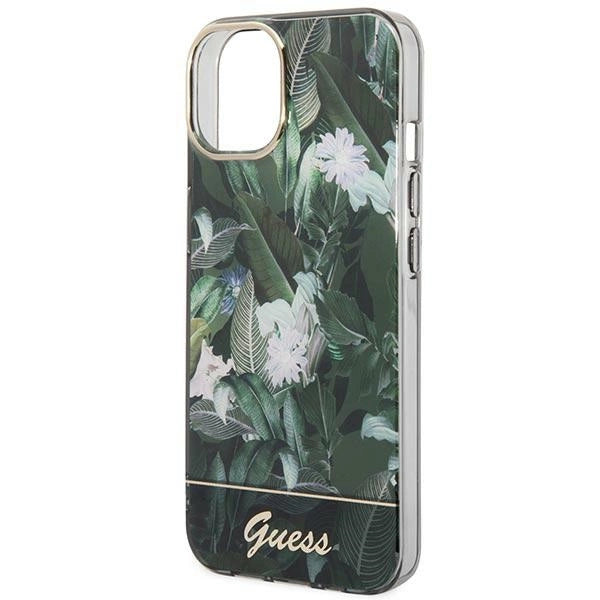 Guess Jungle Collection iPhone 14 Case - Green