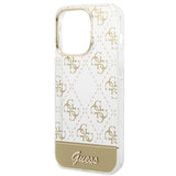 Guess GUHCP14XHG4MHG iPhone 14 Pro Max 6.7 "gold / gold hardcase 4G Pattern Script