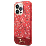 Guess GUHCP14XHGBNHR iPhone 14 Pro Max 6.7" red/red hardcase Bandana Paisley