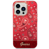 Guess GUHCP14XHGBNHR iPhone 14 Pro Max 6.7" red/red hardcase Bandana Paisley
