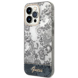 Guess GUHCP14XHGPLHG iPhone 14 Pro Max 6.7 "gray / gray hardcase Porcelain Collection