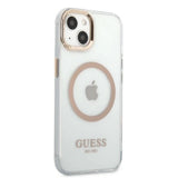 Guess GUHMP13MHTRMD iPhone 13 6.1 "gold / gold hard case Metal Outline Magsafe