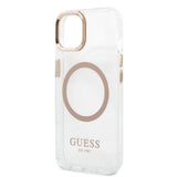 Guess GUHMP13MHTRMD iPhone 13 6.1 "gold / gold hard case Metal Outline Magsafe
