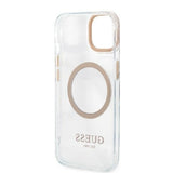 Guess GUHMP13MHTRMD iPhone 13 6.1 "gold / gold hard case Metal Outline Magsafe