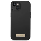Guess GUHMP14MSBPLK iPhone 14 Plus 6.7" black/black hard case Silicone Logo Plate MagSafe