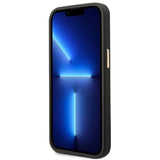 Guess GUHMP14MU4GPRK iPhone 14 Plus 6.7 "black / black hard case 4G Logo Plate MagSafe