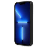 Guess GUHMP14XSBPLK iPhone 14 Pro Max 6.7" black/black hard case Silicone Logo Plate MagSafe