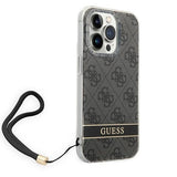 Guess GUOHCP14LH4STK iPhone 14 Pro 6.1 " sort / sort hardcase 4G Print Strap