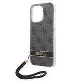 Guess GUOHCP14LH4STK iPhone 14 Pro 6.1 " sort / sort hardcase 4G Print Strap