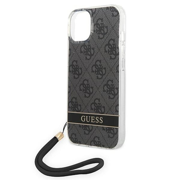 Guess GUOHCP14MH4STK iPhone 14 Plus 6.7 " sort / sort hardcase 4G Print Strap