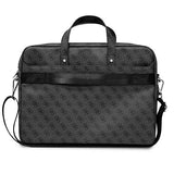 Guess Saffiano 4G Triangle Logo bag for a 16'' laptop - black