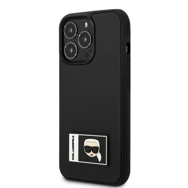 Karl Lagerfeld Ikonik Patch Case for iPhone 13 Pro / iPhone 13 - Black
