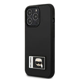 Karl Lagerfeld Ikonik Patch Case for iPhone 13 Pro / iPhone 13 - Black