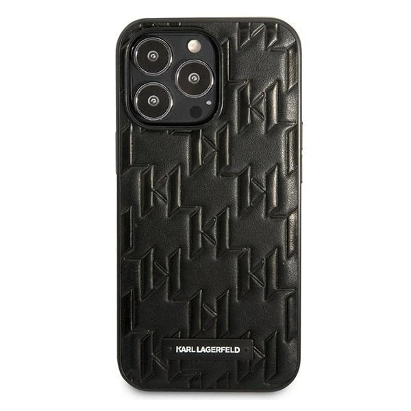 Karl Lagerfeld KLHCP13LMNMP1K iPhone 13 Pro / 13 6.1 "hardcase black / black Monogram Plaque