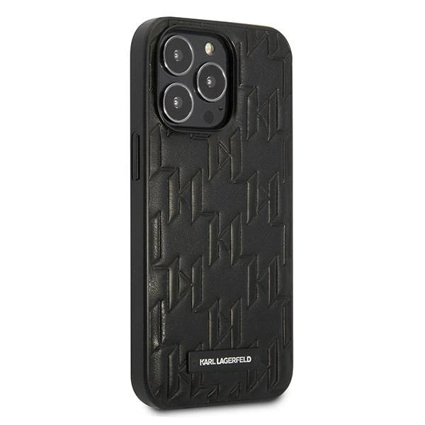 Karl Lagerfeld KLHCP13LMNMP1K iPhone 13 Pro / 13 6.1 "hardcase black / black Monogram Plaque