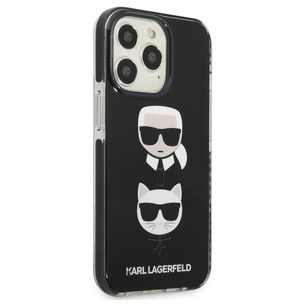 Karl Lagerfeld Karl&Choupette Head Case for iPhone 13 Pro / iPhone 13 - Black