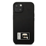 Karl Lagerfeld Ikonik Patch Case for iPhone 13 - Black