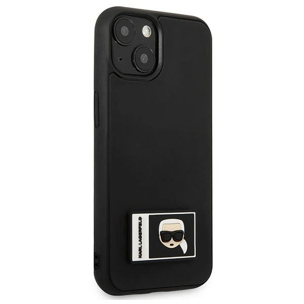 Karl Lagerfeld Ikonik Patch Case for iPhone 13 - Black