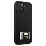 Karl Lagerfeld Ikonik Patch Case for iPhone 13 - Black
