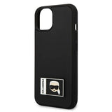 Karl Lagerfeld Ikonik Patch Case for iPhone 13 - Black