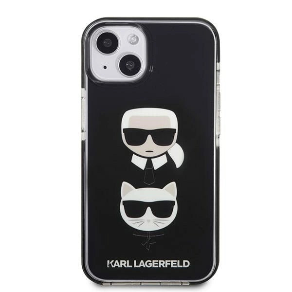 Karl Lagerfeld Karl&Choupette Head Case for iPhone 13 - Black