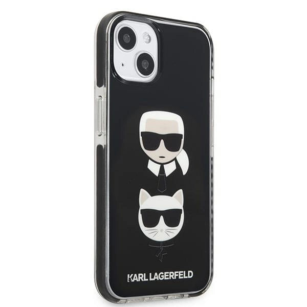 Karl Lagerfeld Karl&Choupette Head Case for iPhone 13 - Black