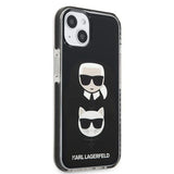 Karl Lagerfeld Karl&Choupette Head Case for iPhone 13 - Black