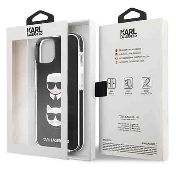 Karl Lagerfeld Karl&Choupette Head Case for iPhone 13 - Black