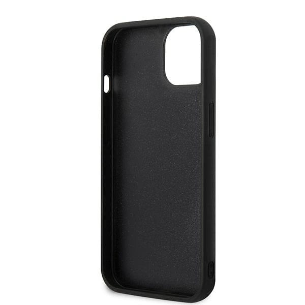 Karl Lagerfeld KLHCP13S3DKPK iPhone 13 mini 5,4 "black / black hardcase Ikonik Patch