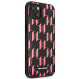 Karl Lagerfeld KLHCP13SMNMP1P iPhone 13 mini 5,4 "hardcase pink / pink Monogram Plaque