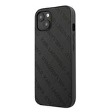 Karl Lagerfeld KLHCP13SPTLK iPhone 13 mini 5,4 "hardcase black / black Perforated Allover