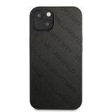 Karl Lagerfeld KLHCP13SPTLK iPhone 13 mini 5,4 "hardcase black / black Perforated Allover