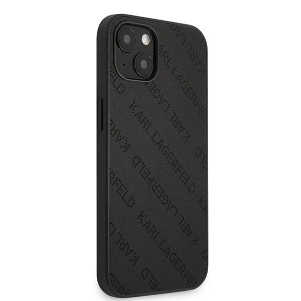 Karl Lagerfeld KLHCP13SPTLK iPhone 13 mini 5,4 "hardcase black / black Perforated Allover