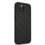 Karl Lagerfeld KLHCP13SPTLK iPhone 13 mini 5,4 "hardcase black / black Perforated Allover