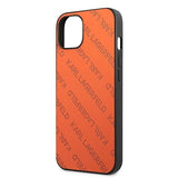 Karl Lagerfeld KLHCP13SPTLO iPhone 13 mini 5,4 "hardcase orange / orange Perforated Allover